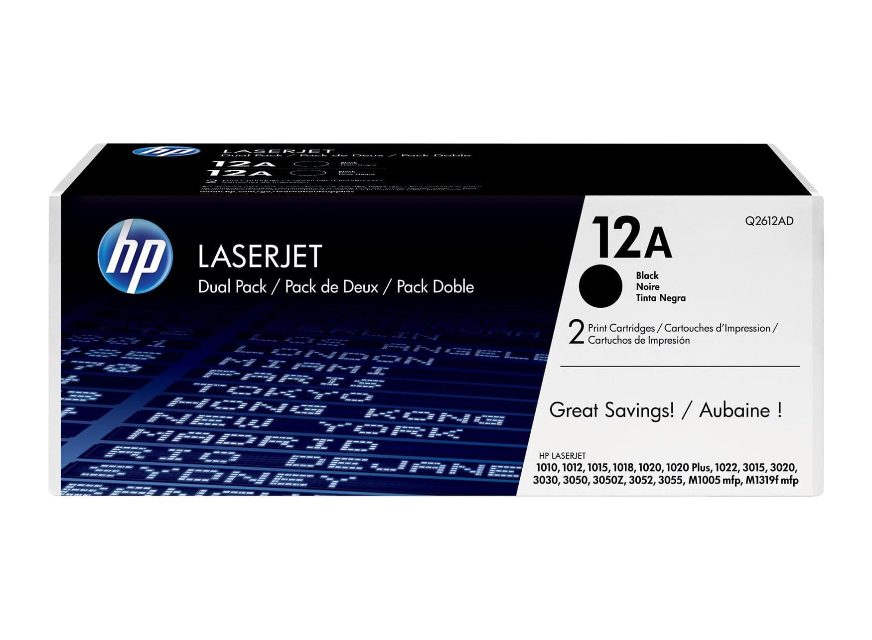HP 12A Black LaserJet Toner Cartridge (Premier Quality)
