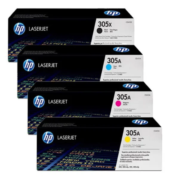 HP 305A Color Set LaserJet Toner Cartridge (Premier Quality)